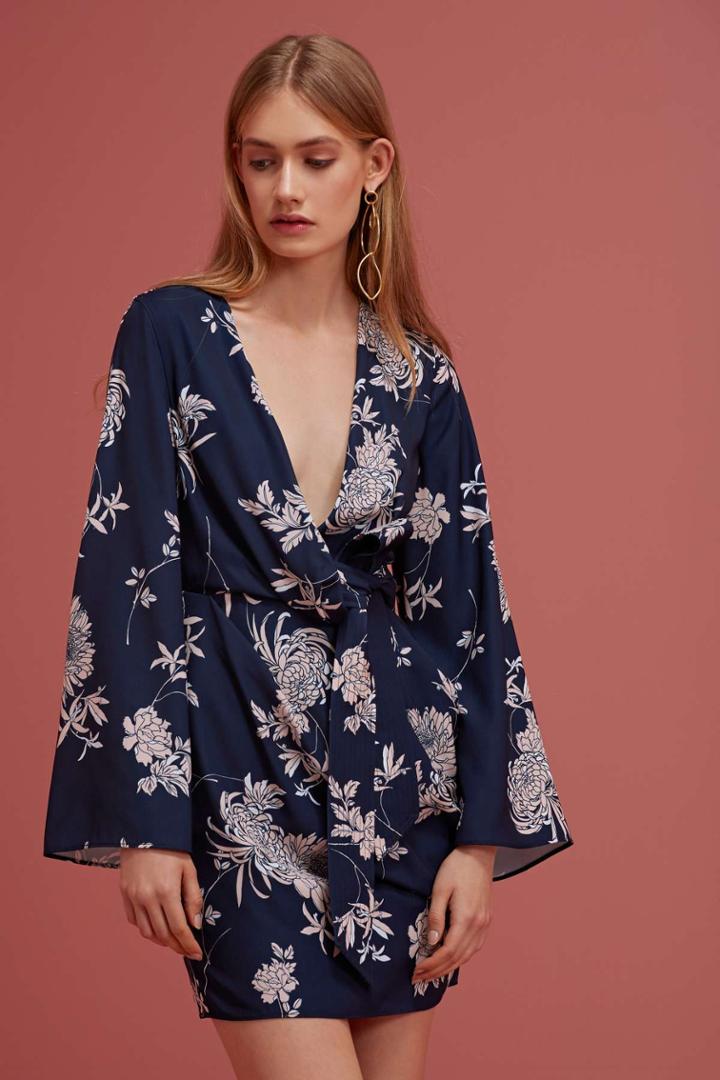 Keepsake Keepsake No Limits Mini Dress Bloom Print
