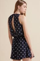 The Fifth The Seeker Playsuit Dark Floral Deco Print