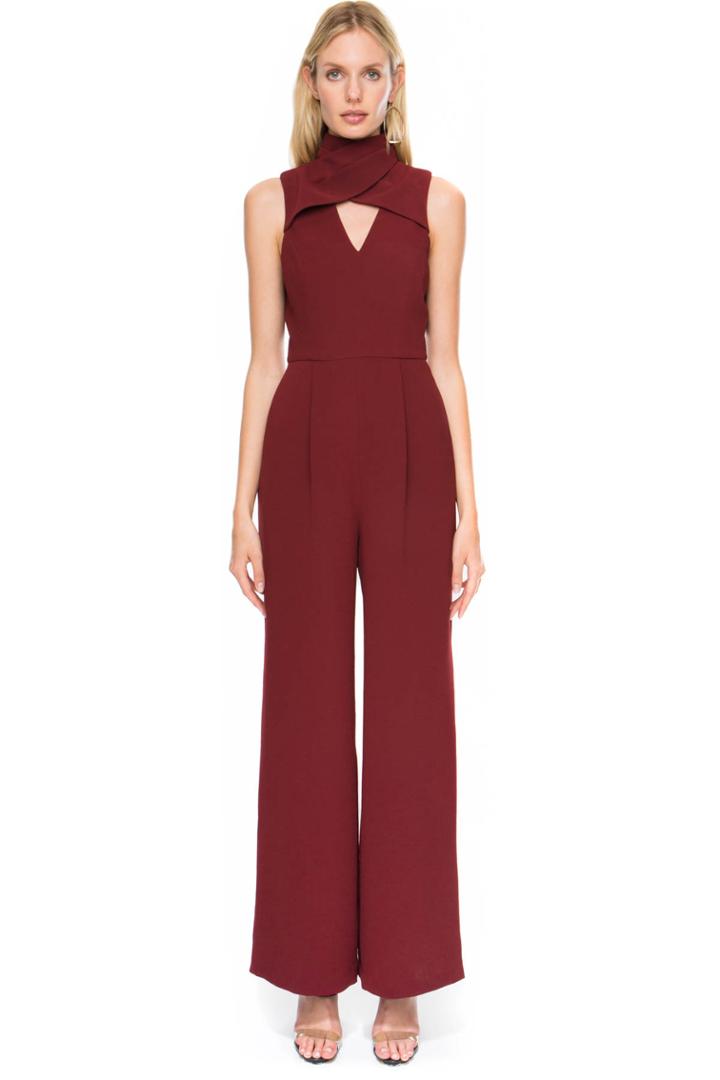 C/meo Collective Haunting Feelings Jumpsuit Pomegranate