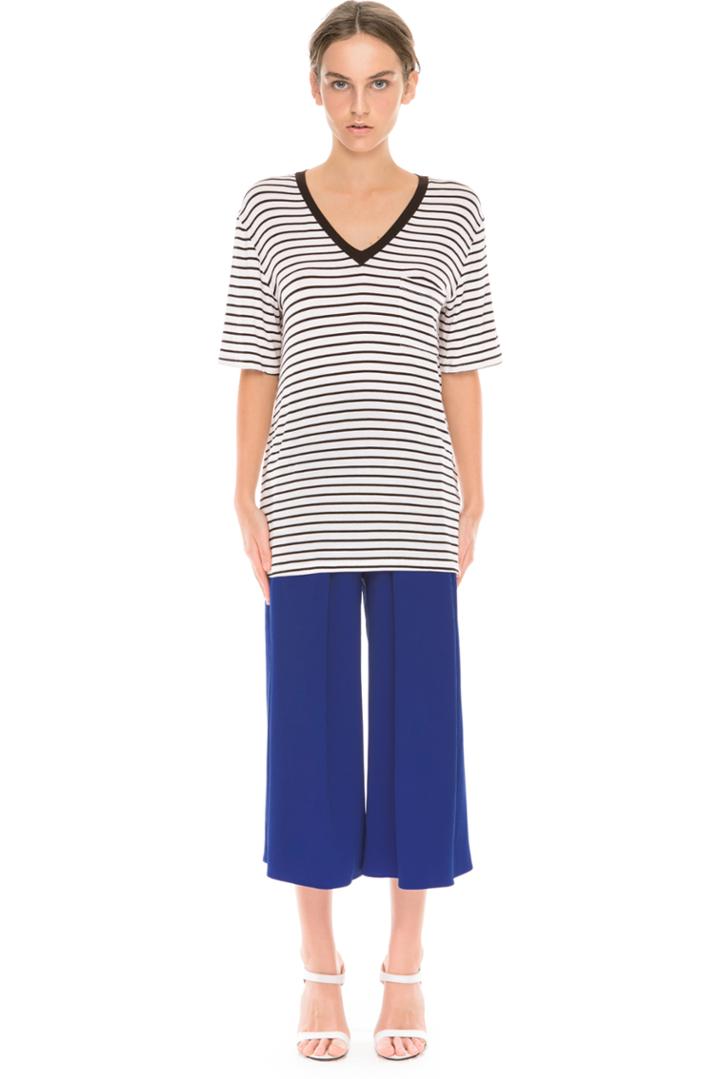 The Fifth Here Comes The Sun T-shirt White & Black Stripe