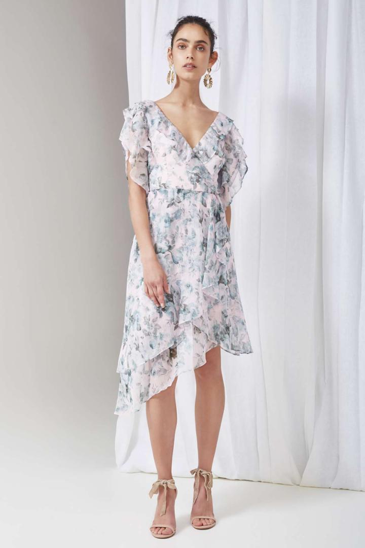 Keepsake Sweet Love Dress Sage Rose Floralxxs, Xs,s,m,l,xl