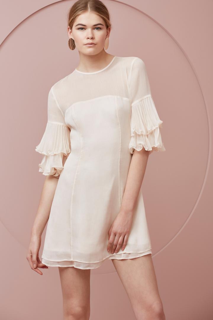 Keepsake Say You Will Mini Dress Sand