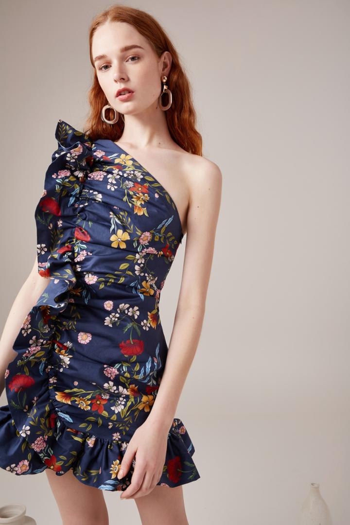 C/meo Collective C/meo Collective No Matter Mini Dress Navy Floralxxs, Xs,s,m,l