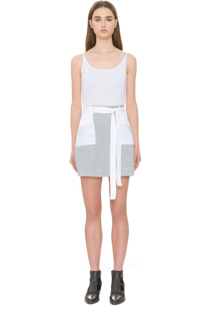 The Fifth The Connection Skirt White/grey Marle