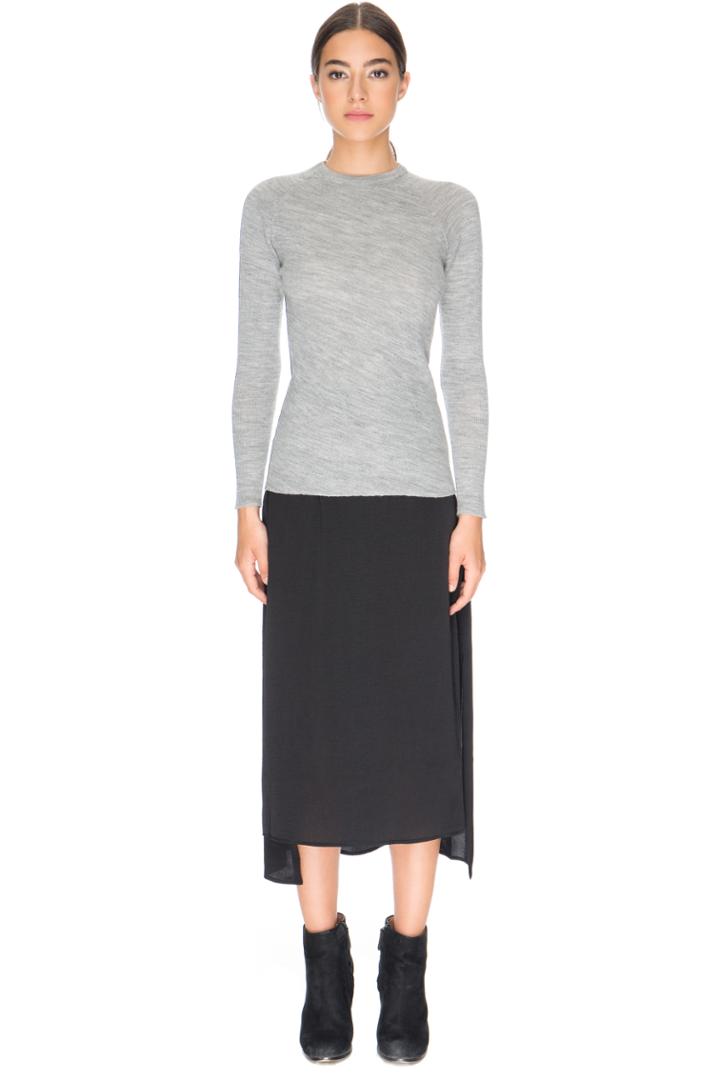 The Fifth In Florescence Knit Grey Marle