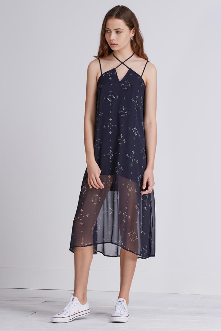 The Fifth The Bahama Dress Cosmos Print