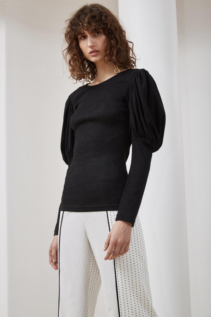 C/meo Collective C/meo Collective Circuit Long Sleeve Top Black
