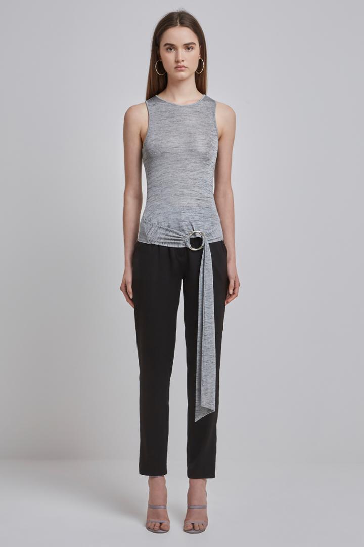 Finders Keepers Maxwell Top Grey Marle