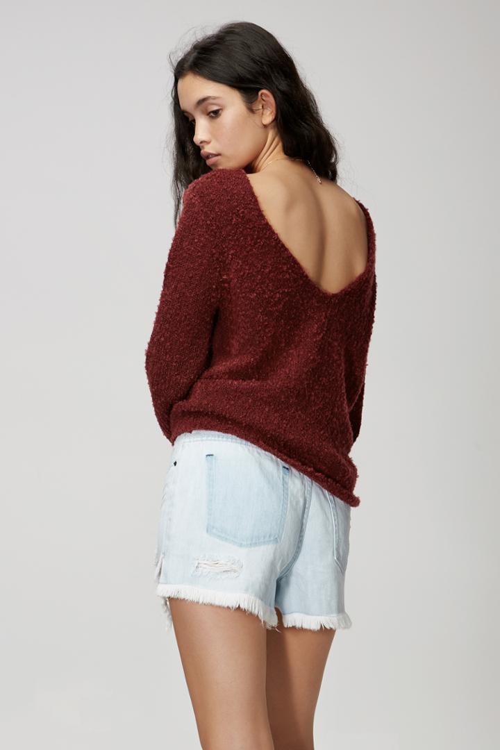 The Fifth The Distance Knit Deep Berry