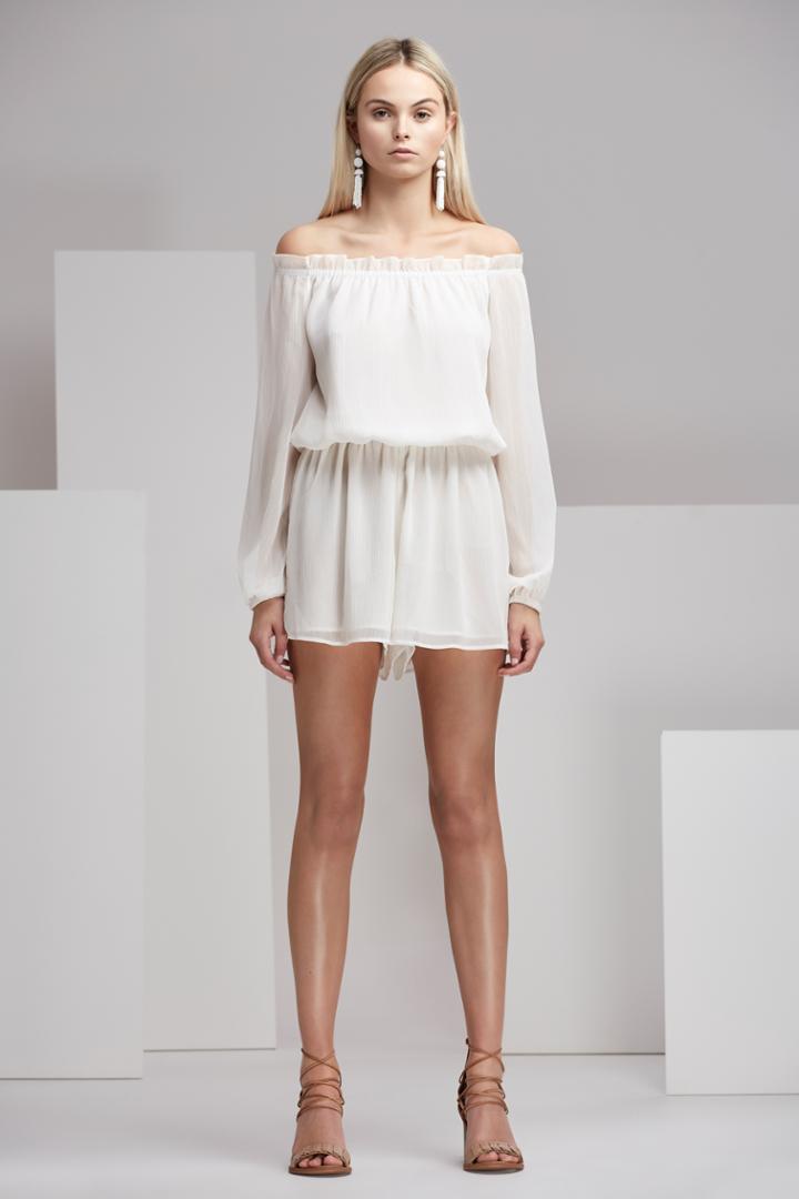 Finders Keepers Mateo Playsuit Cloud