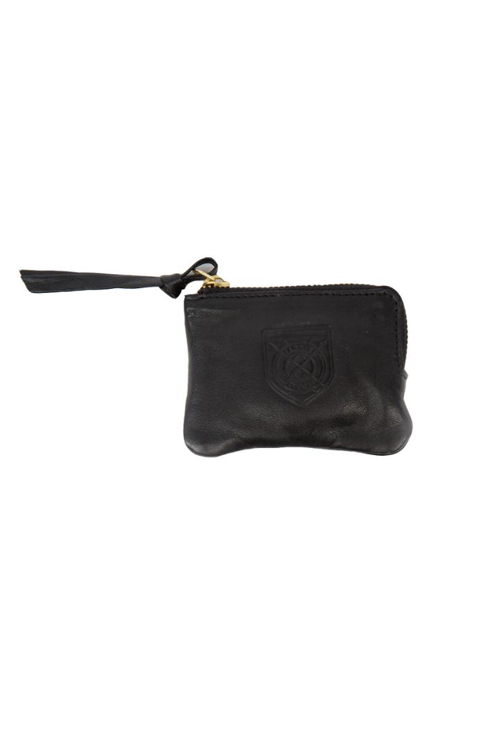 Jaggar Coin Purse Black Leather