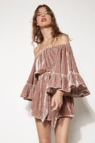 C/meo Collective Summer Mist Playsuit Dusk Velvet