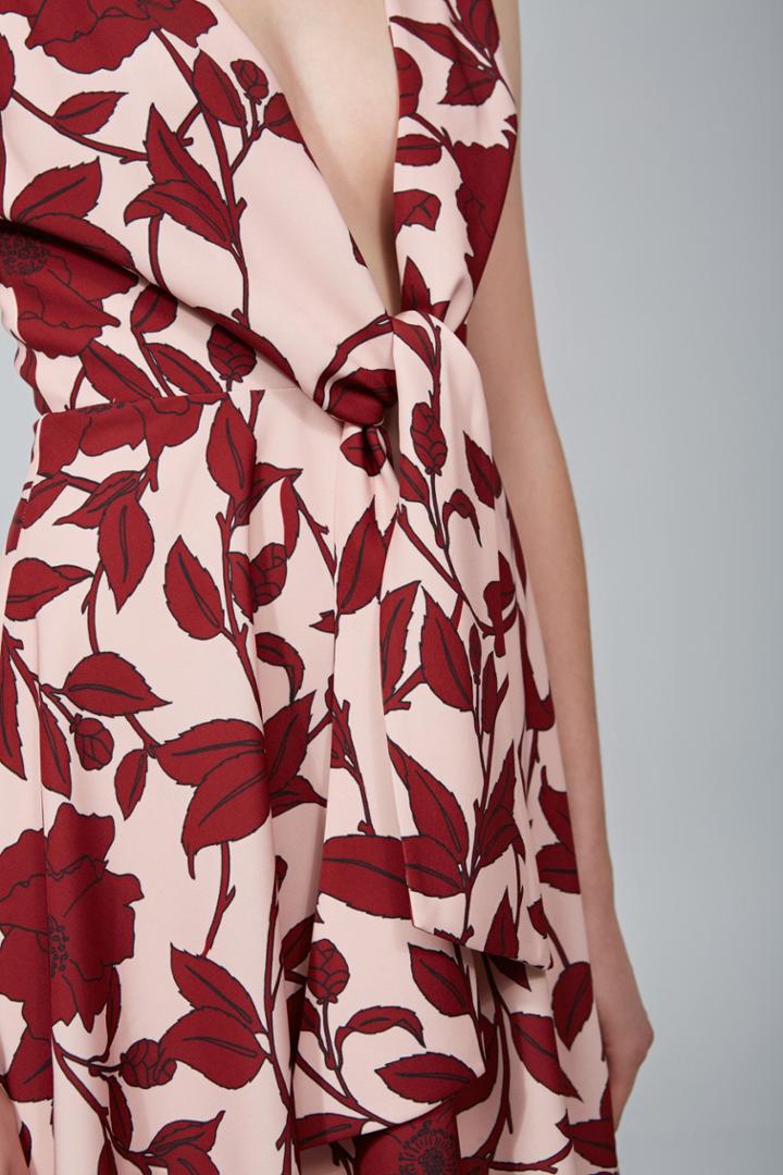 Keepsake Dream On Mini Dress Dark Floral Print