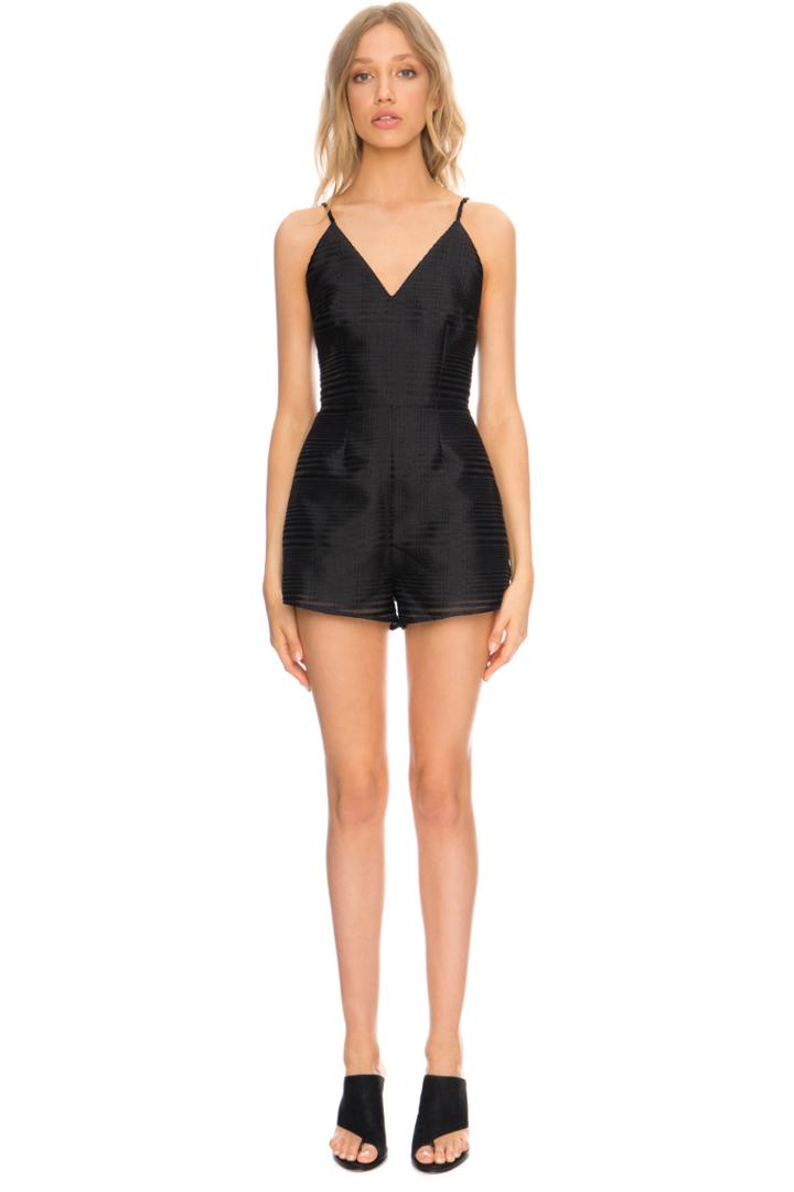 Finders Keepers About You Playsuit Black