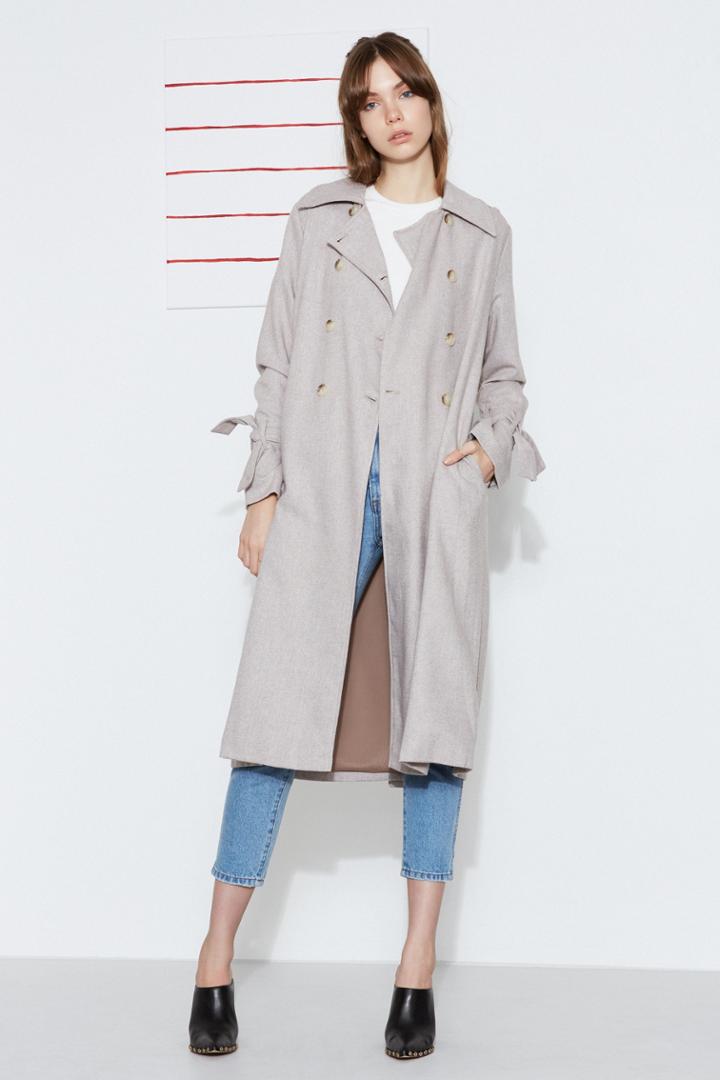 The Fifth The Fifth Eclectic Coat Light Fawnxxs, Xs,s,m,l