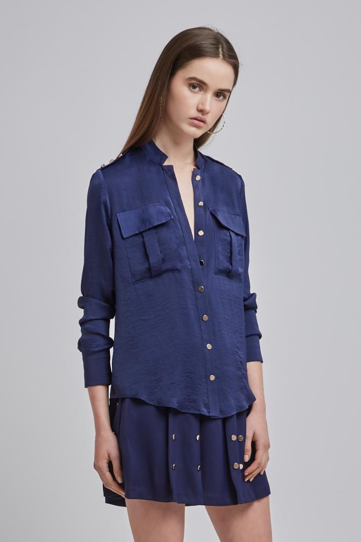 Finders Keepers Maynard Shirt Navy