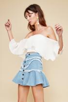 C/meo Collective C/meo Collective Sacrifices Top Ivoryxs,l,xl