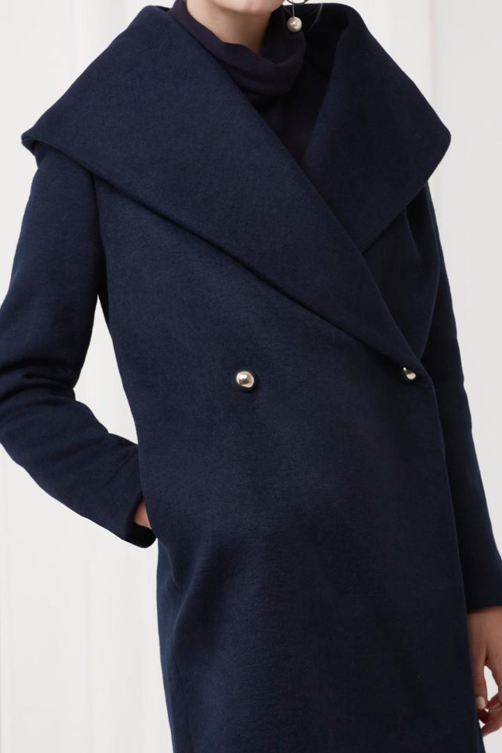 Keepsake Lunar Coat Navy