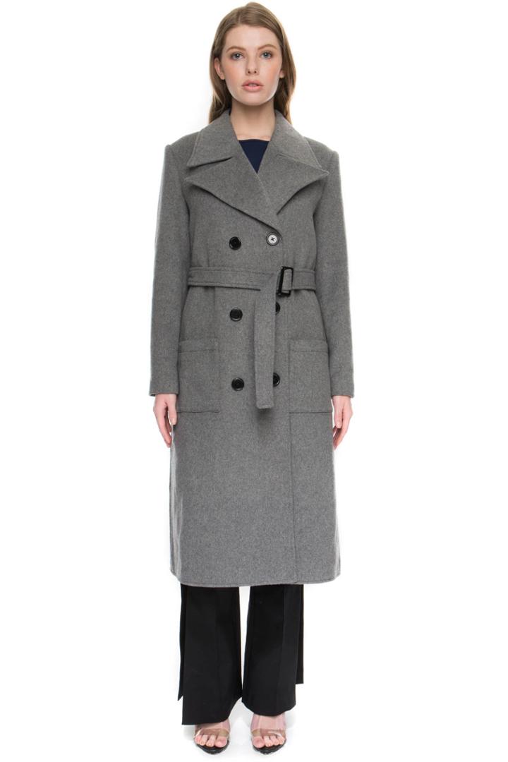 C/meo Collective Talk That Coat Grey