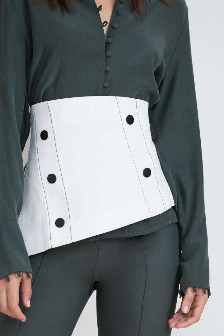 C/meo Collective Desire Obi Belt Ivoryxxs, Xs,s,m,xl