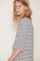 The Fifth Shine By Dress Black And White Stripe