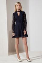 The Fifth Undercover Long Sleeve Dress Navy