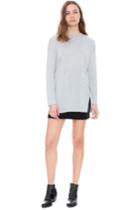 The Fifth Time Lapse Long Sleeve Top Grey Marle