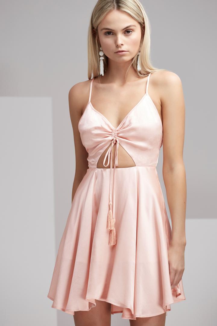 Finders Keepers Fernando Mini Dress China Pink