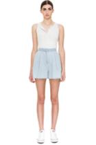 The Fifth Vantage Point Shorts Chambray Pinstripe