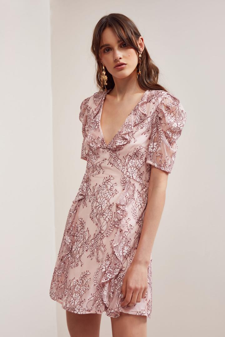 Keepsake Keepsake Hold On Lace Dress Blushxxs, Xs,s,m,l