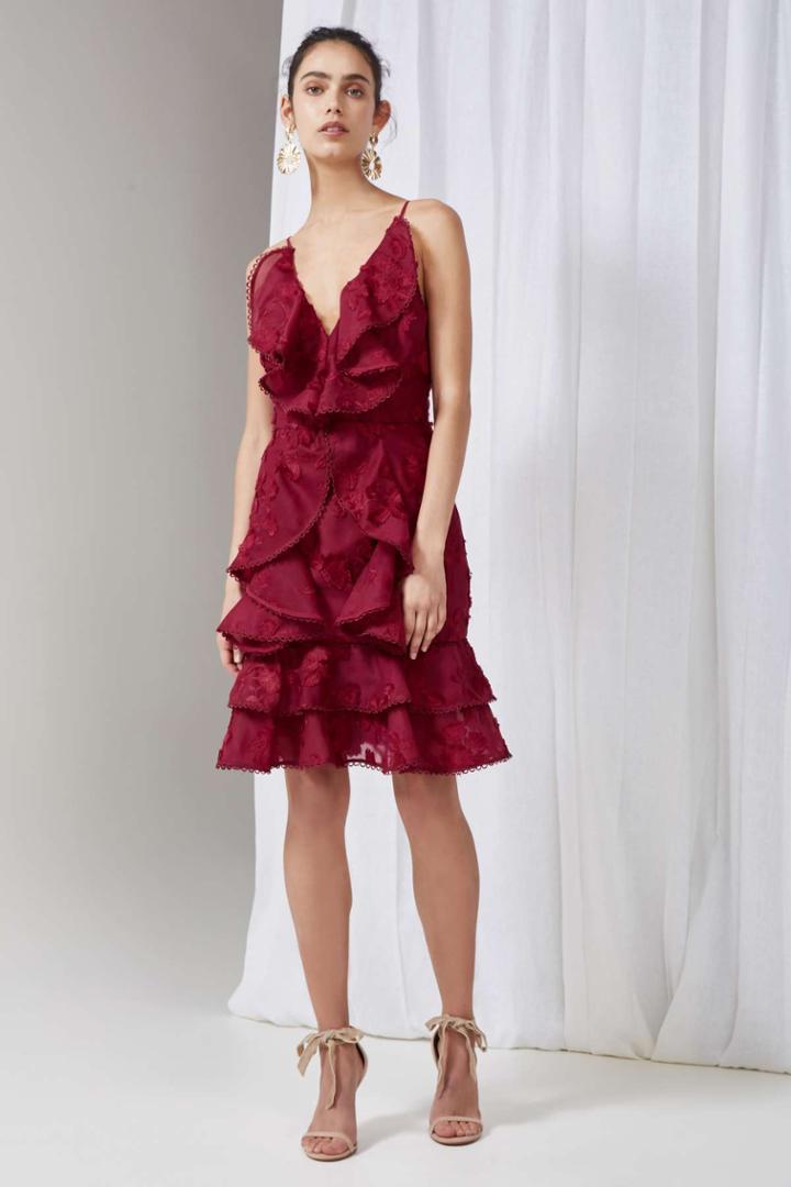 Keepsake Shine Dress Raspberryxxs, Xs,s,m,l