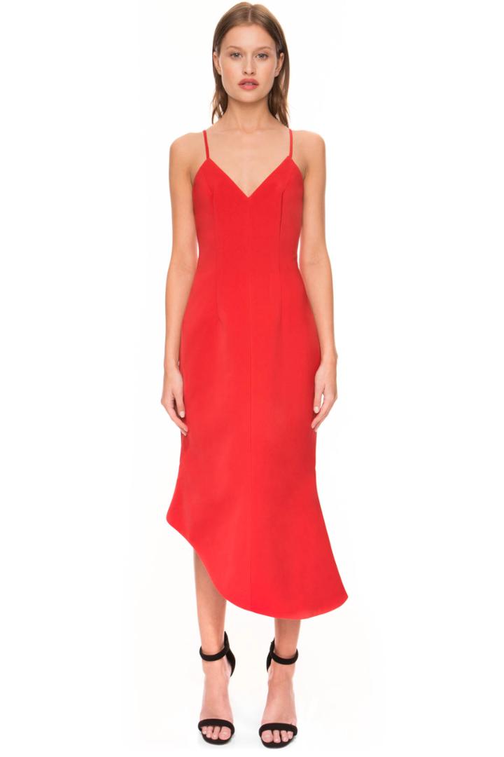 Keepsake Rip Tide Dress Red
