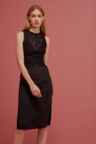Keepsake Be The One Midi Dress Black