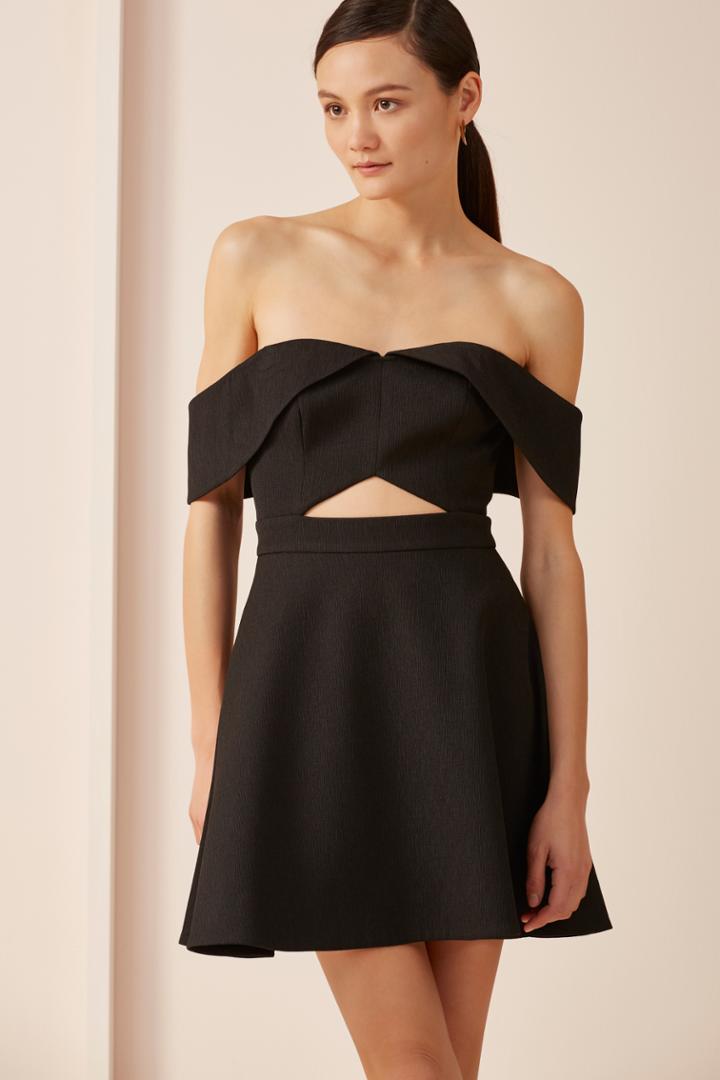 Keepsake Apollo Mini Dress Black