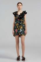 C/meo Collective Immerse Mini Dress Black Floralxxs, Xs,s,m,l