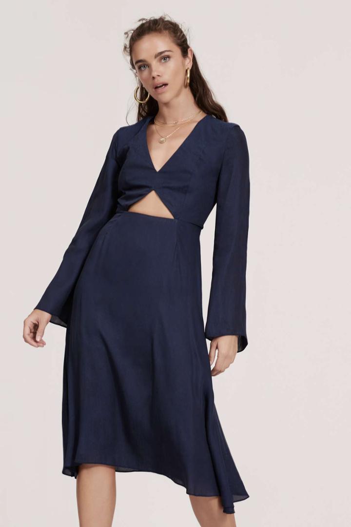 Finders Keepers Finders Keepers Mercurial Dress Navy