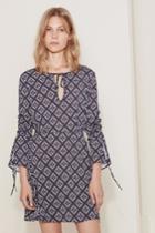 The Fifth The Future Dream Long Sleeve Dress Monochrome Antique Print