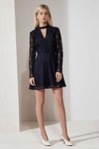 The Fifth The Fifth Undercover Long Sleeve Dress Navy