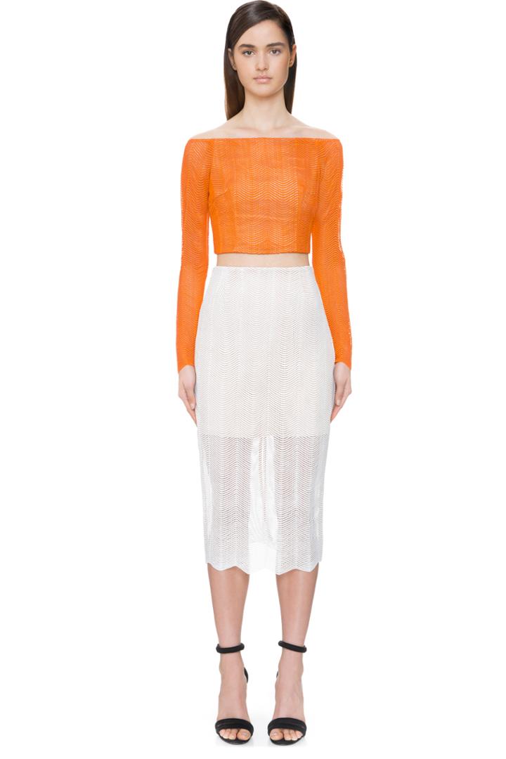 Keepsake Think Twice Lace Skirt Ivory