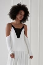 C/meo Collective Vivid Long Sleeve Top Ivory