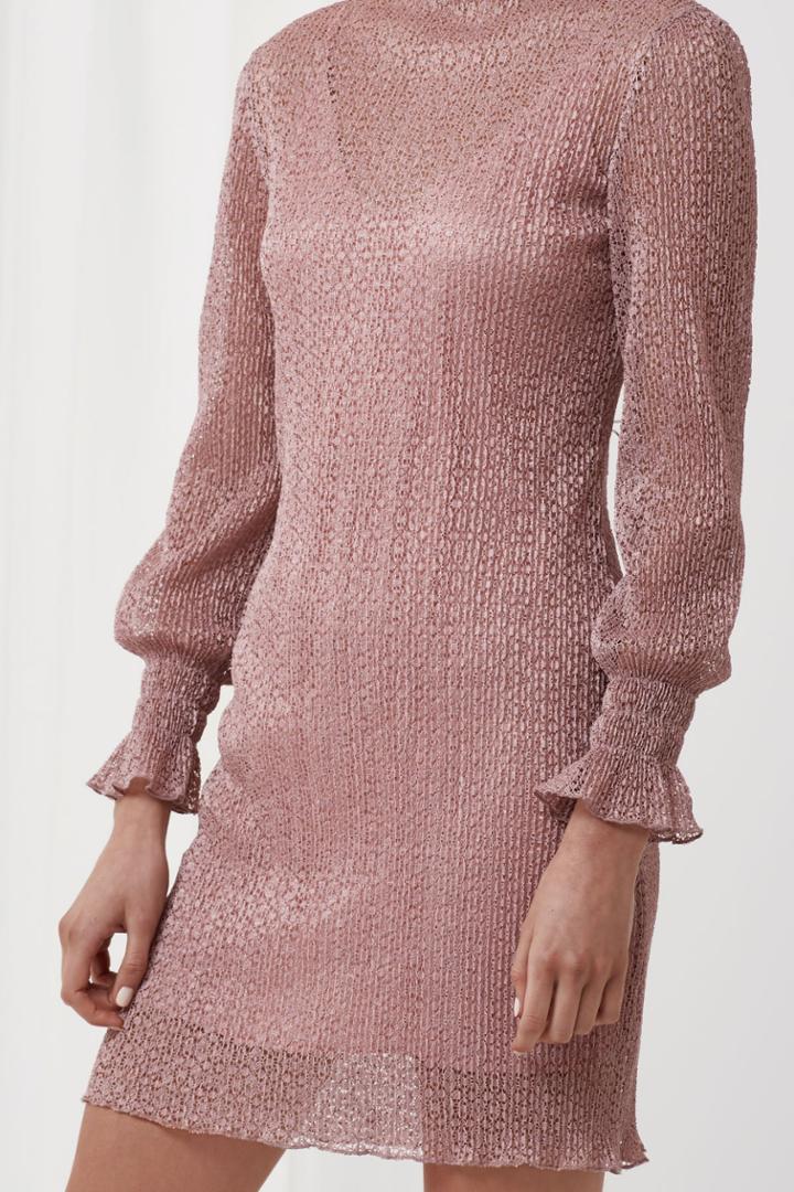 Keepsake She's Gone Long Sleeve Dress Mauve