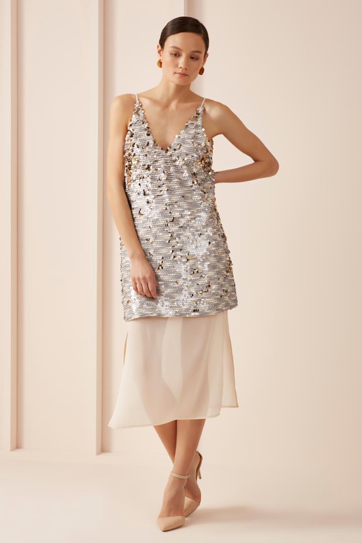 Keepsake Mountain Sound Dress Cream