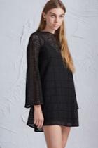 The Fifth The Fifth Tune In Long Sleeve Dress Black