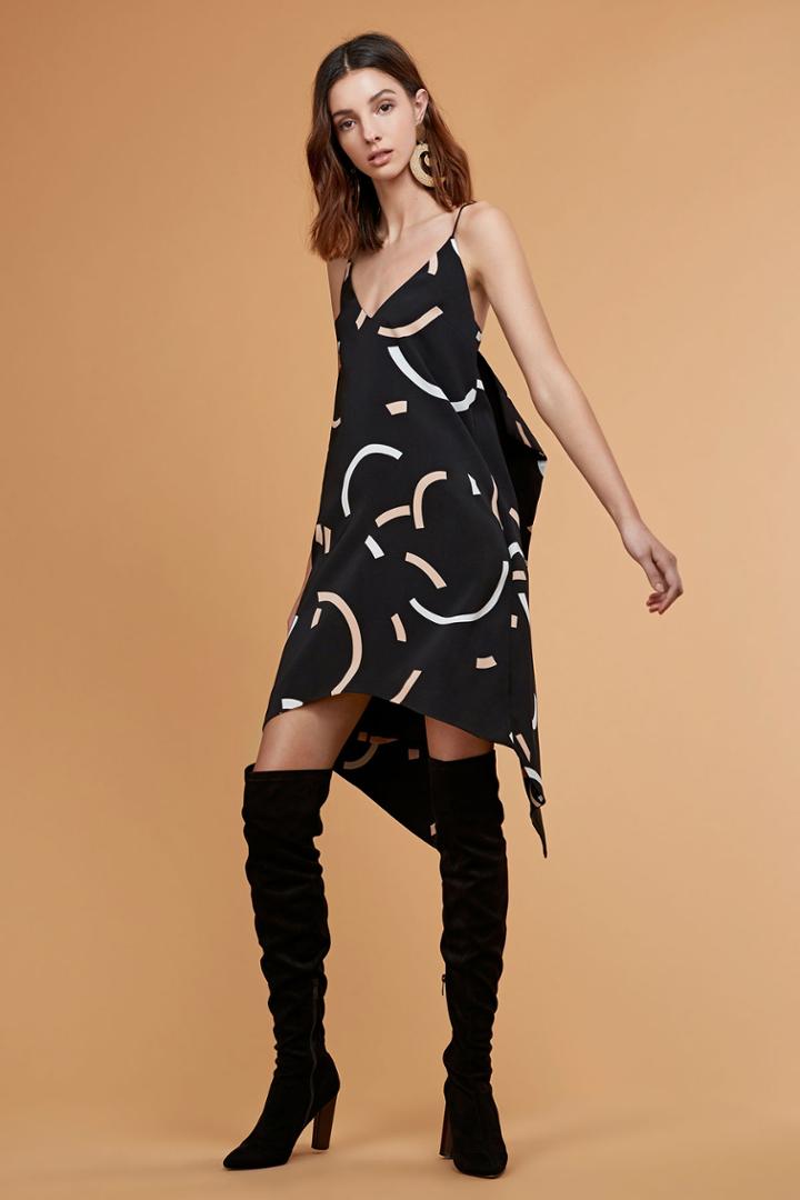 C/meo Collective Back To You Print Dress Black Spencer Shapes