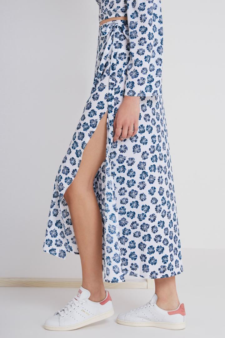 The Fifth Romancing Skirt Begonia Print