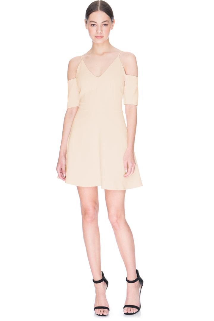 Keepsake Slow Motion Mini Dress Cream