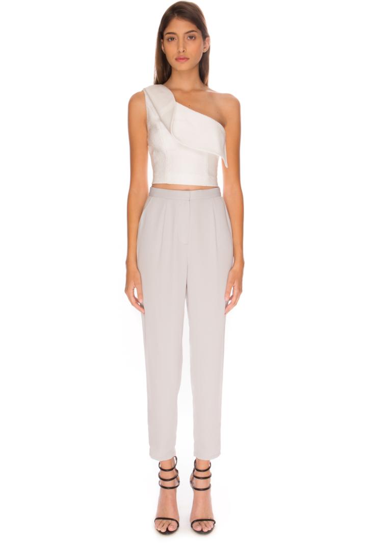 Keepsake Run With Me Pants Pale Grey