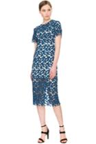 Keepsake The Moment Lace Dress Marine Blue