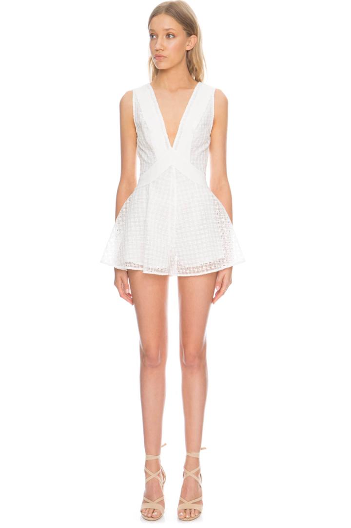 Finders Keepers Begin Playsuit White