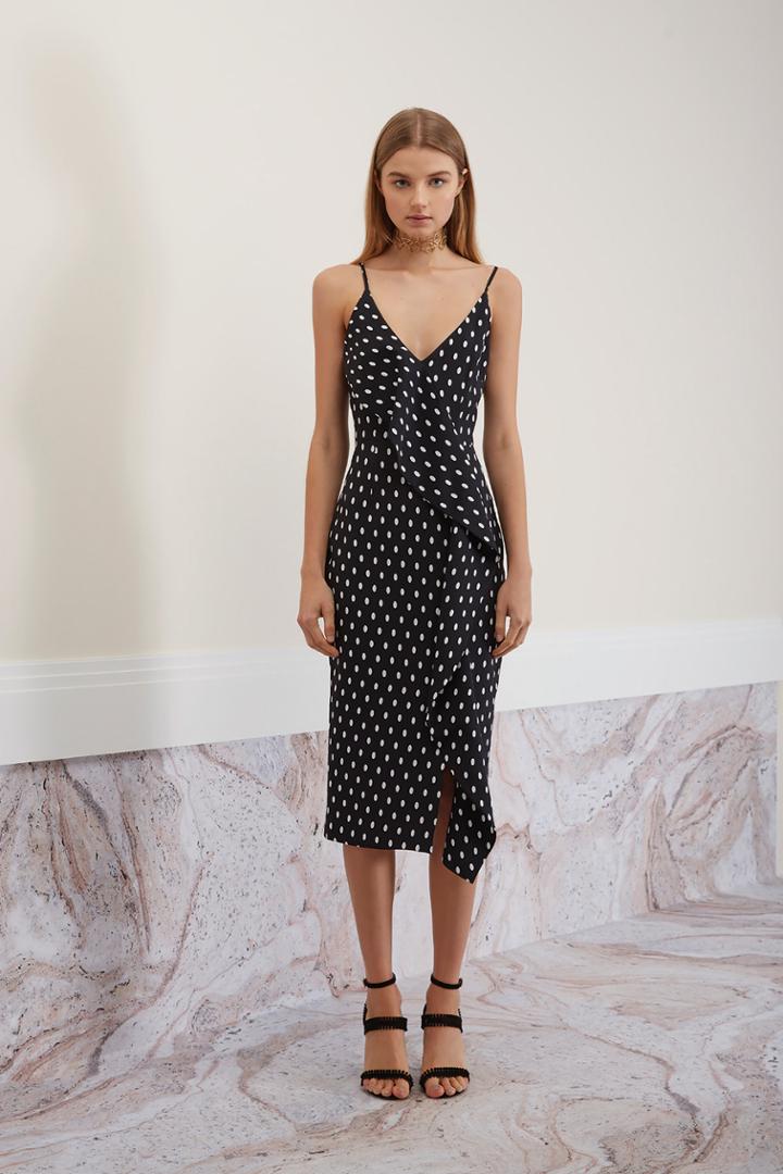 Keepsake Keepsake Soul Fire Dress Spot Print Dark